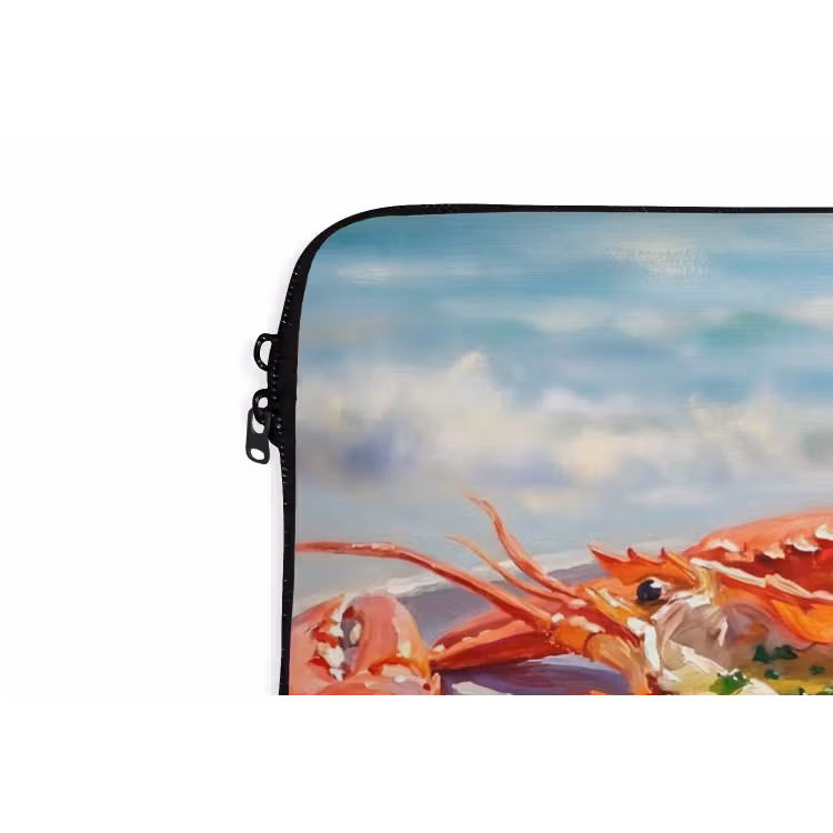 Laptophoes - Eten - Zee - Kust - Modern - Blauw — 6