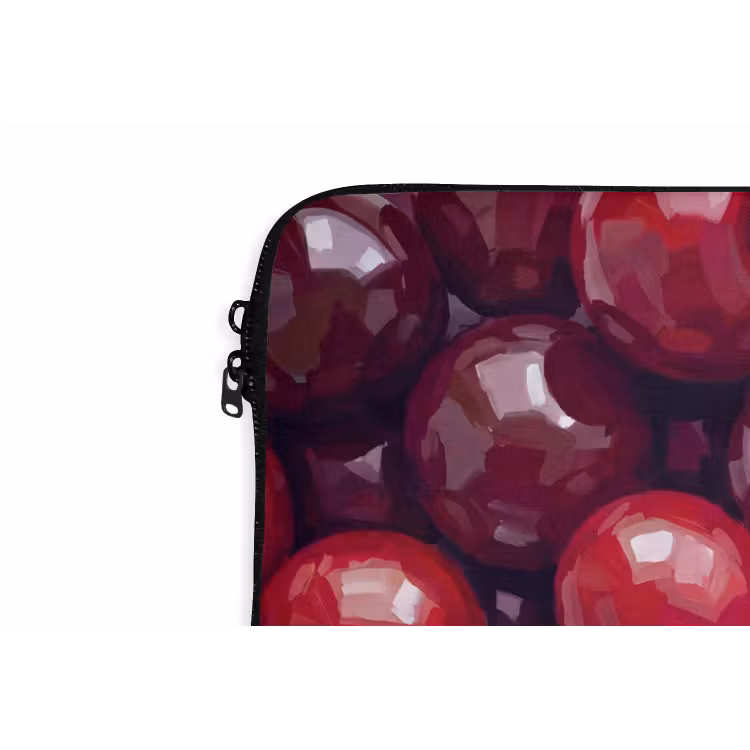 Laptophoes - Fruit - Kersen - Eten - Modern - Rood — 6