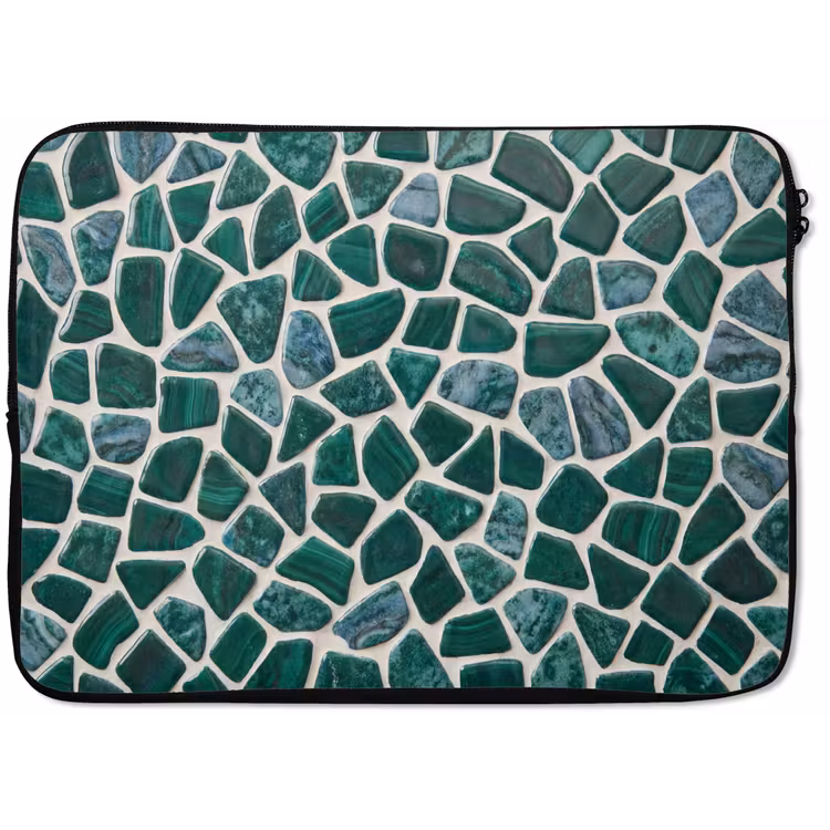 Laptophoes - Textuur - Steen - Groen - Abstract - Patroon — 1