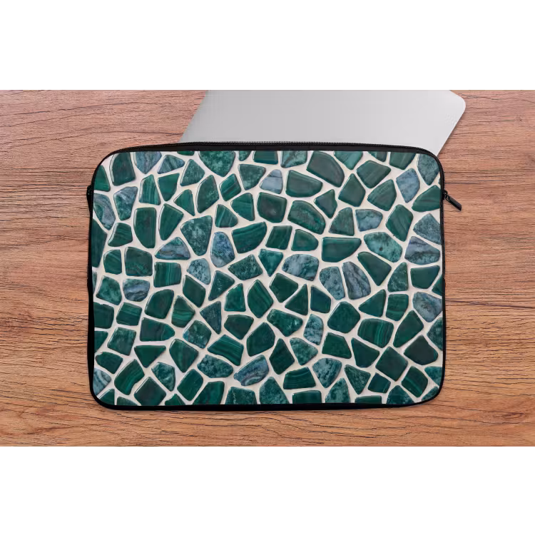 Laptophoes - Textuur - Steen - Groen - Abstract - Patroon — 2