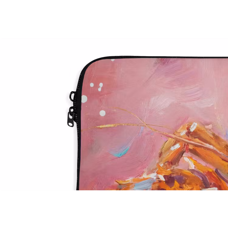 Laptophoes - Zeeleven - Kreeft - Spatters - Abstract - Roze — 6