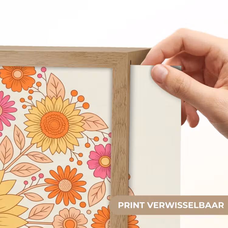 Lightbox - Wandlamp - Bloemen - Mandala - Patroon - Kleurrijk — 5