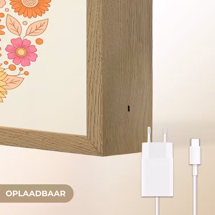 Lightbox - Wandlamp - Bloemen - Mandala - Patroon - Kleurrijk — 7