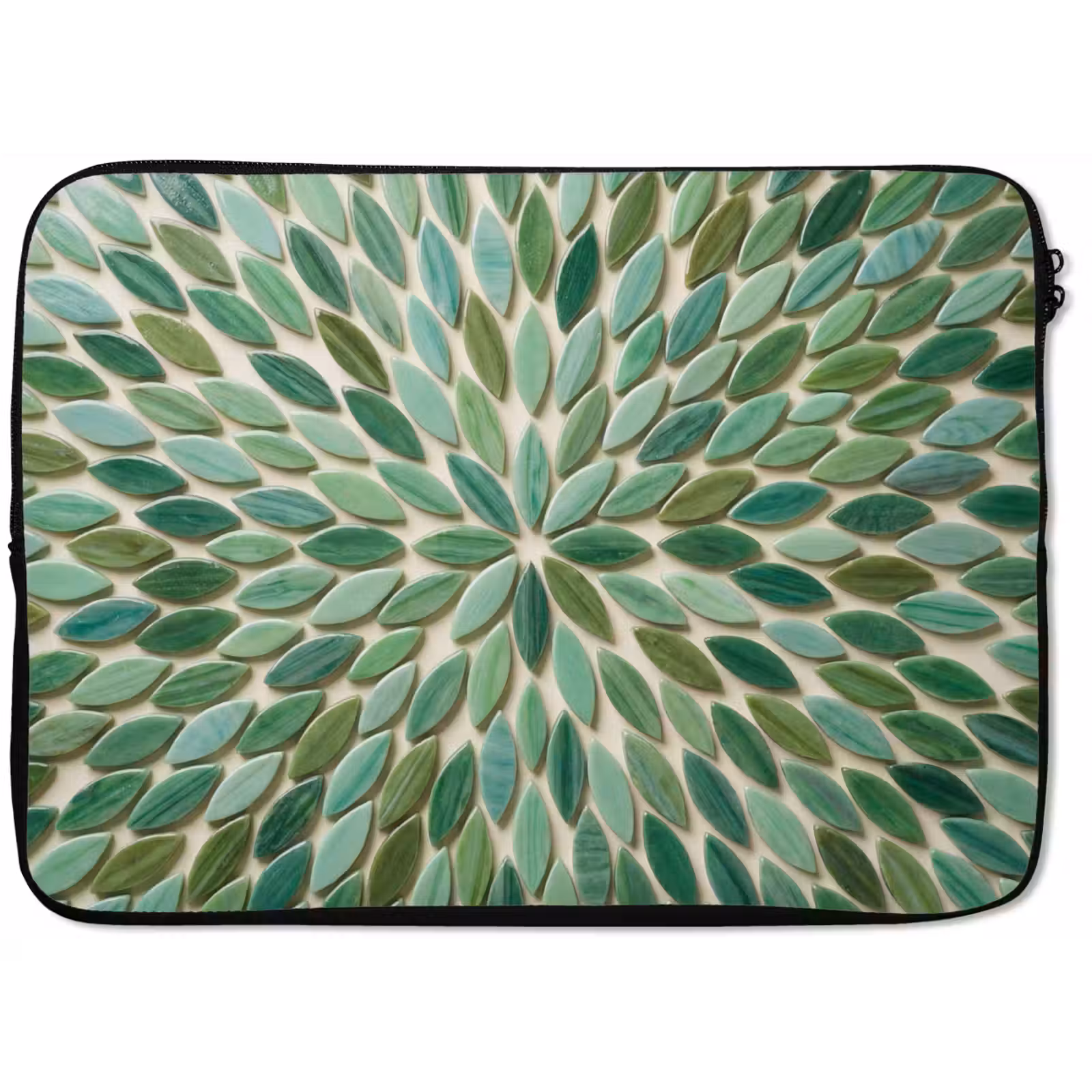 Laptophoes - Patroon - Blad - Groen - Abstract — 1