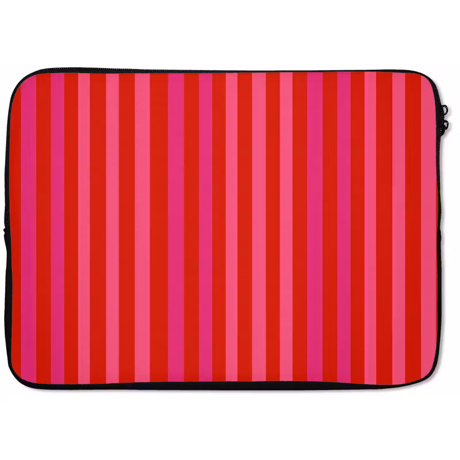 Laptophoes - Verticaal - Strepen - Roze — 1