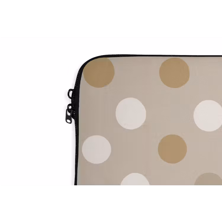 Laptophoes - Polka - Dots - Beige — 6