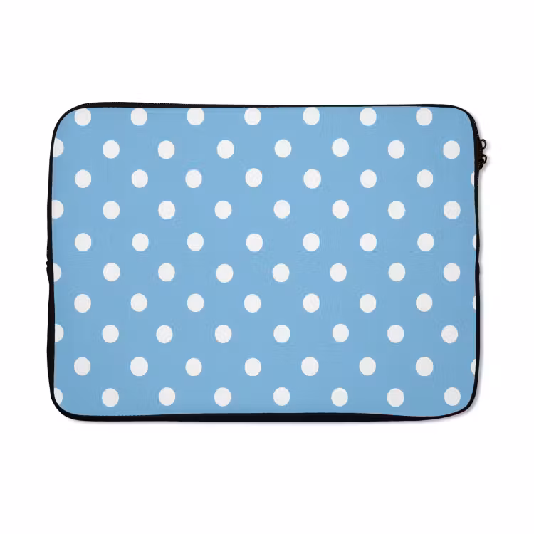 Laptophoes - Polka - Dots - Blauw — 5