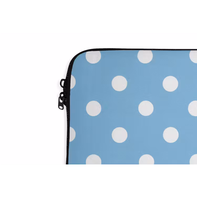 Laptophoes - Polka - Dots - Blauw — 6