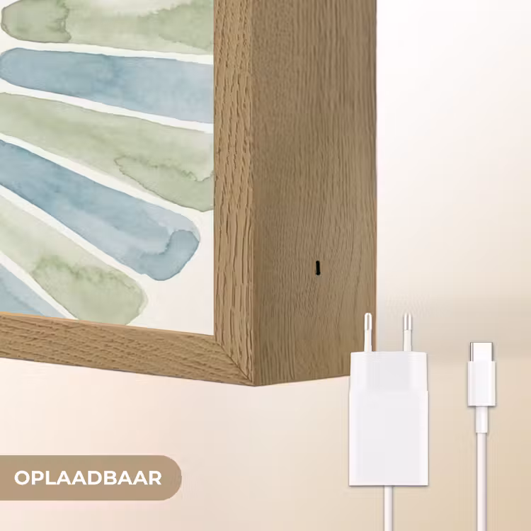 Lightbox - Wandlamp - Abstract - Spiraal - Patroon - Modern - Blauw-Groen — 7