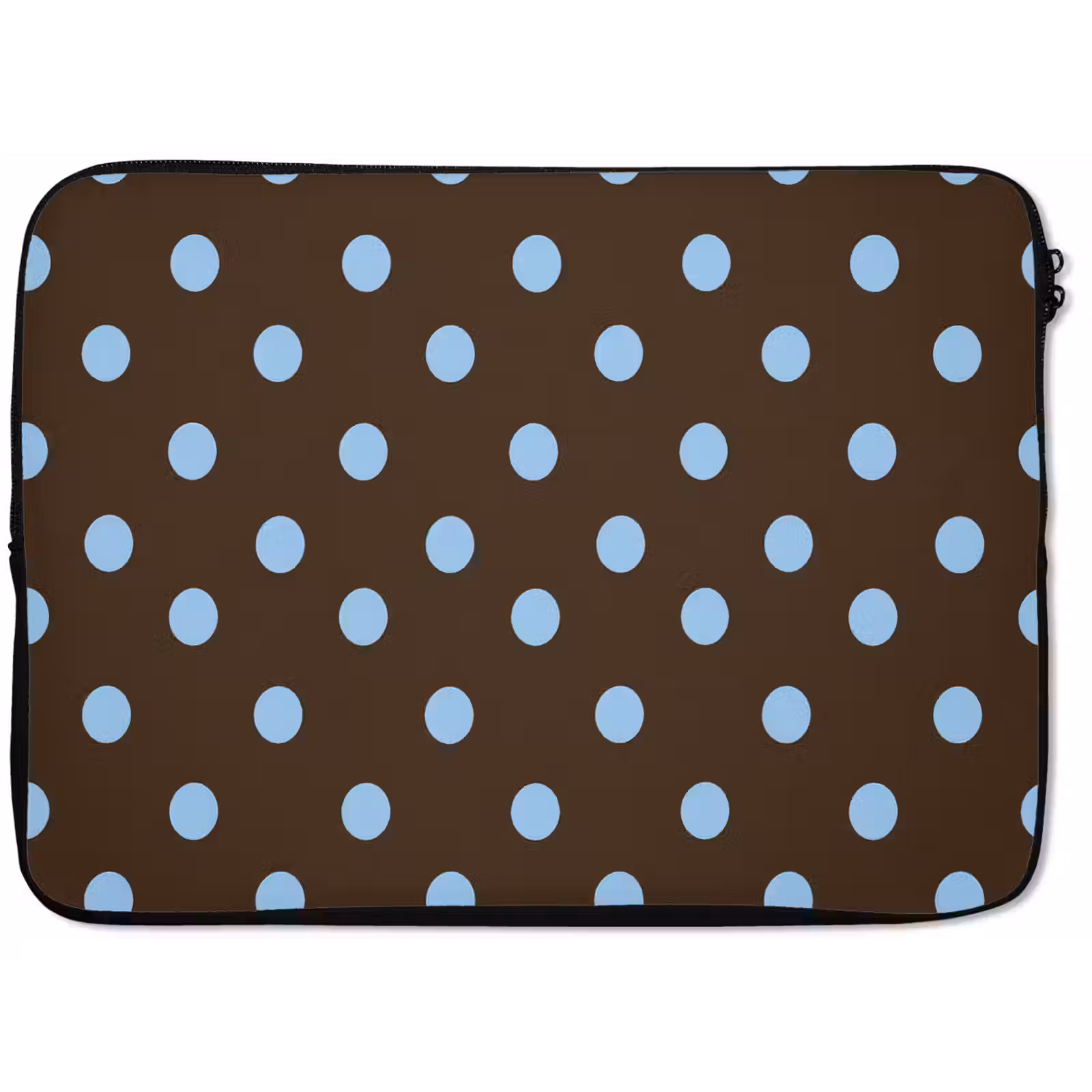 Laptophoes - Klassiek - Stippen - Bruin — 1