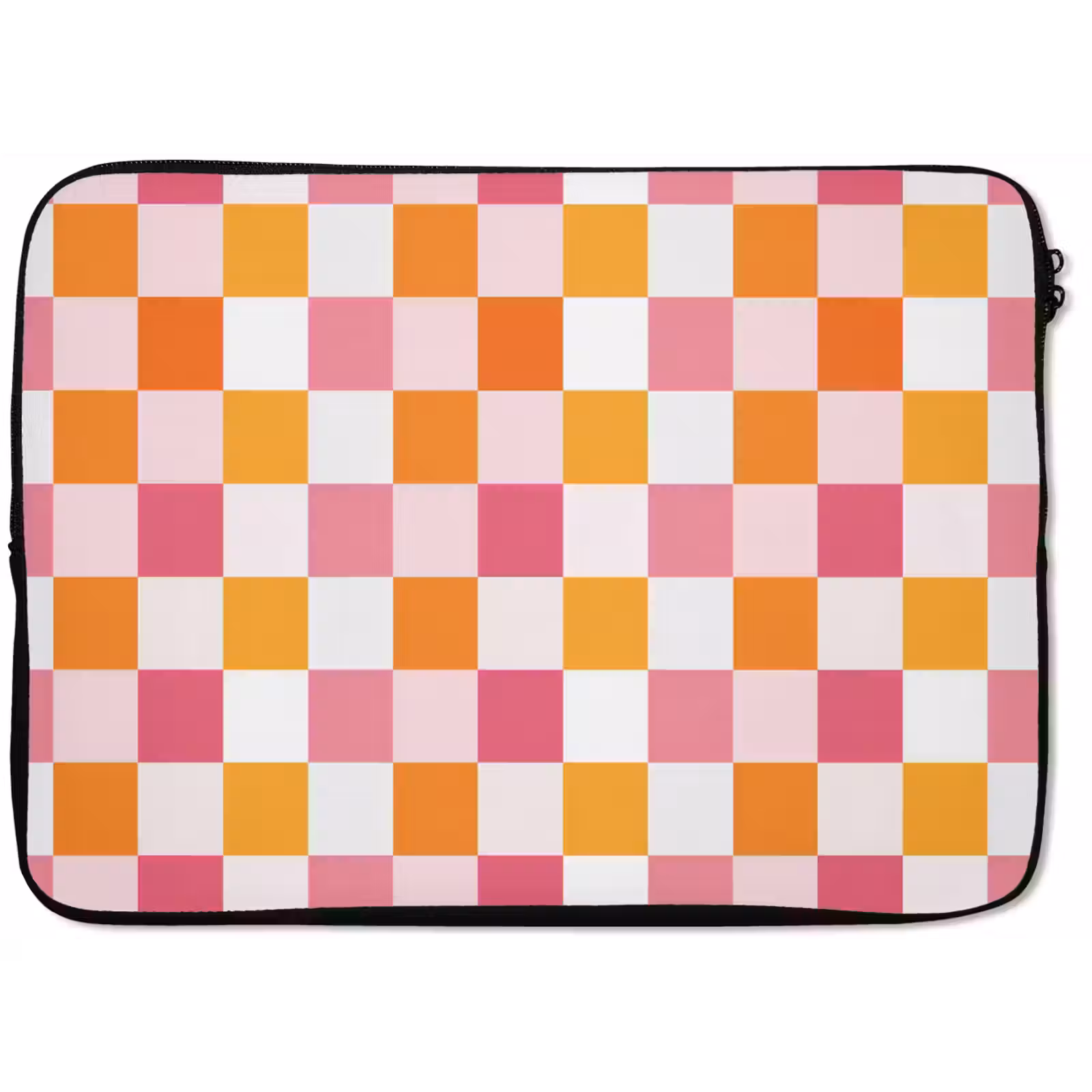 Laptophoes - Patroon - Vierkant - Roze — 1