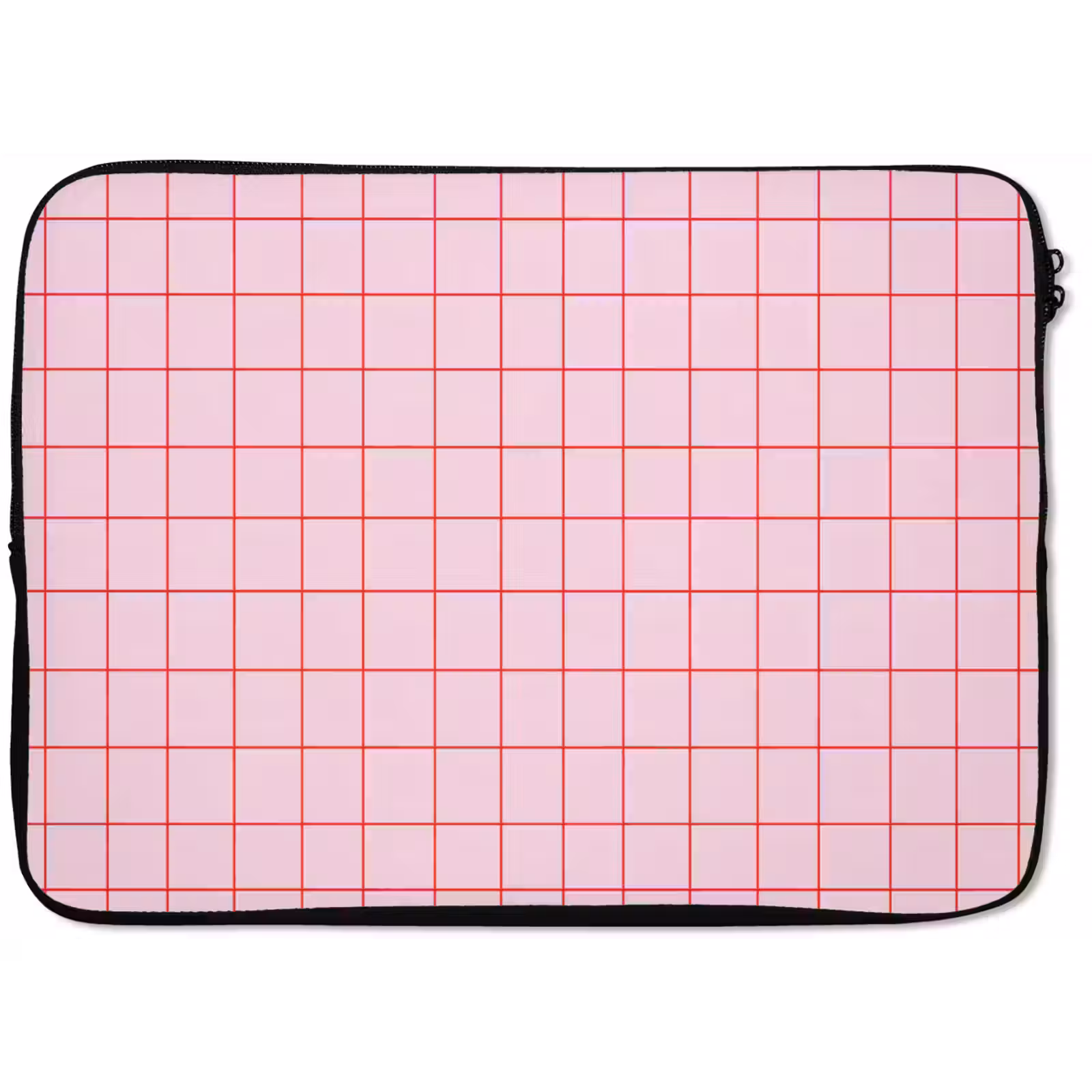 Laptophoes - Raster - Patroon - Roze — 1