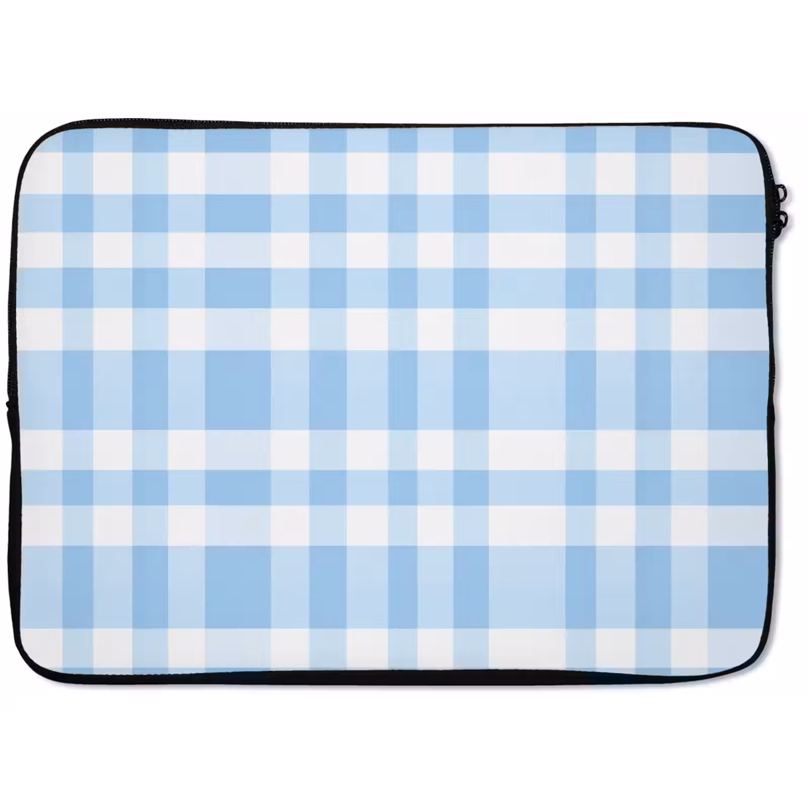 Laptophoes - Ruit - Patroon - Blauw — 1