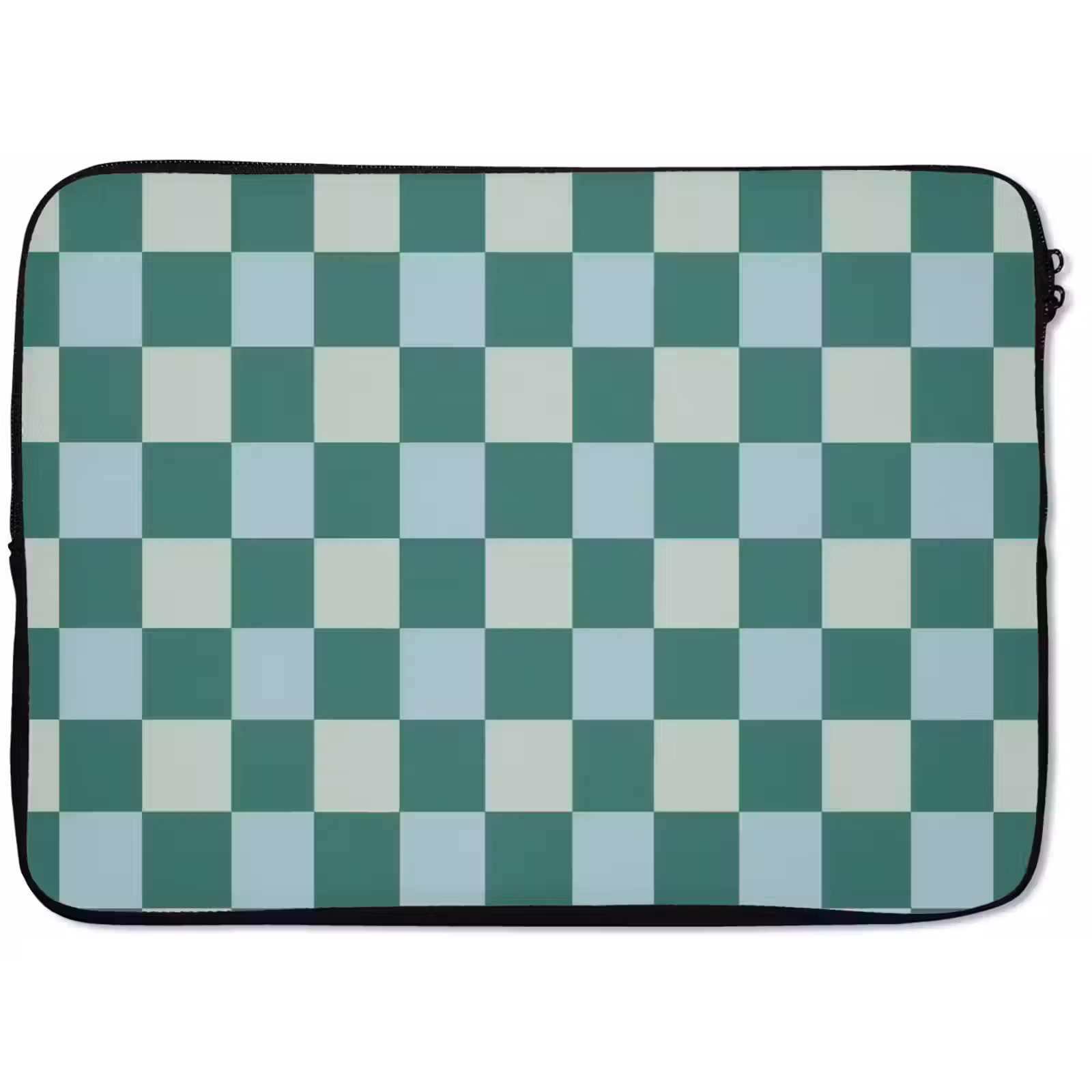 Laptophoes - Schaak - Klassiek - Groen — 1