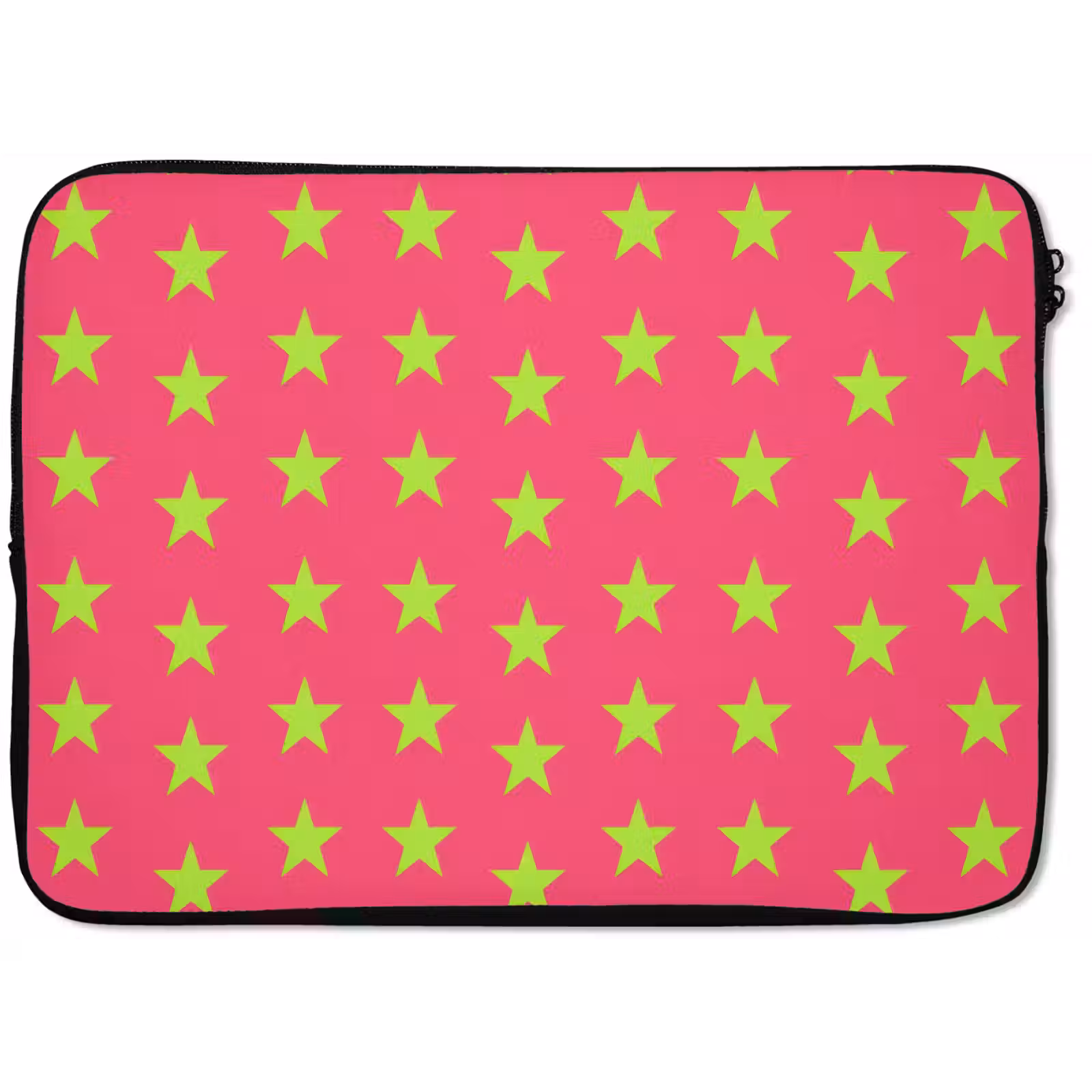 Laptophoes - Sterren - Patroon - Roze — 1