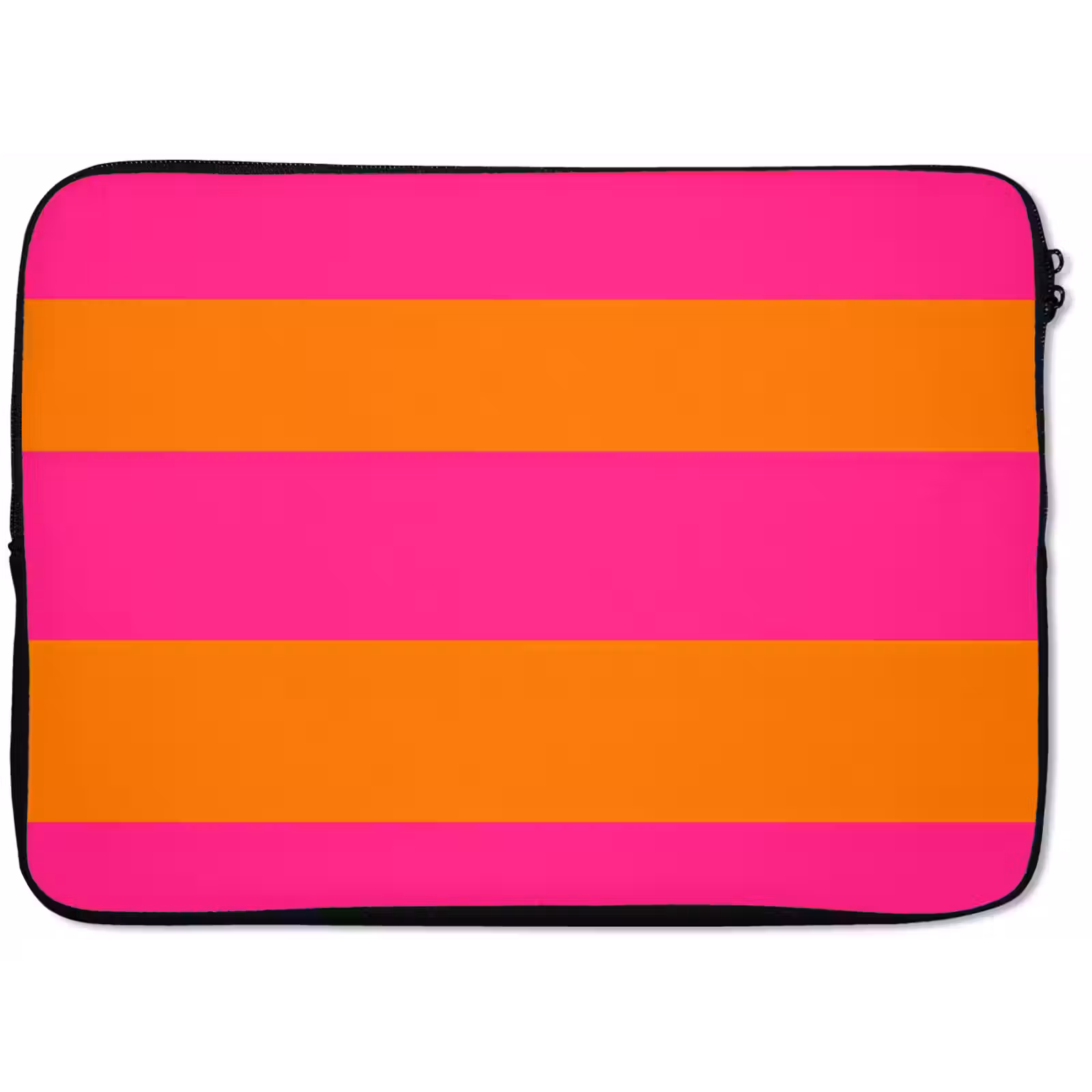 Laptophoes - Strepen - Horizontaal - Roze — 1