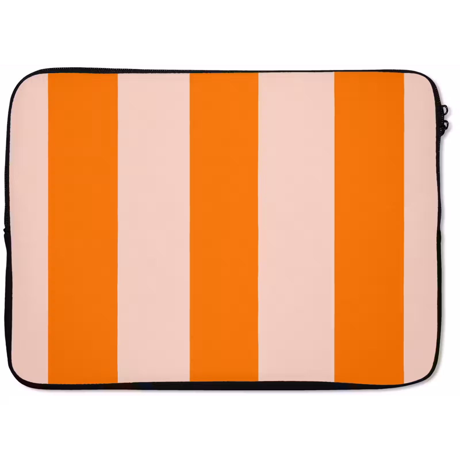 Laptophoes - Strepen - Modern - Oranje — 1