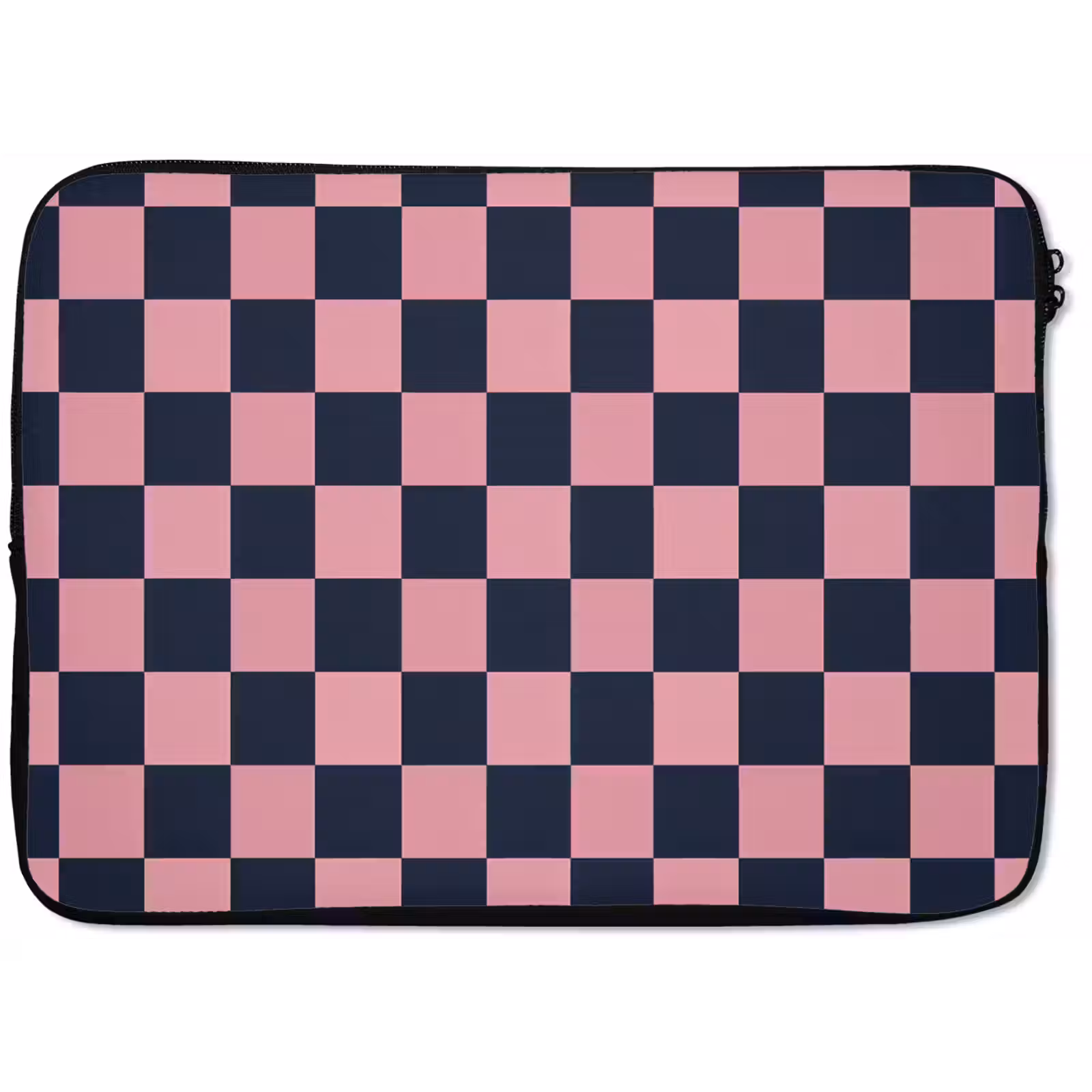 Laptophoes - Traditioneel - Patroon - Blauw - Roze — 1