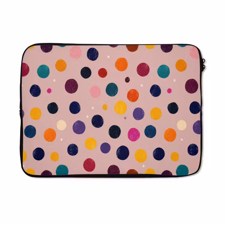 Laptophoes - Cirkels - Patroon - Kleurrijk — 5