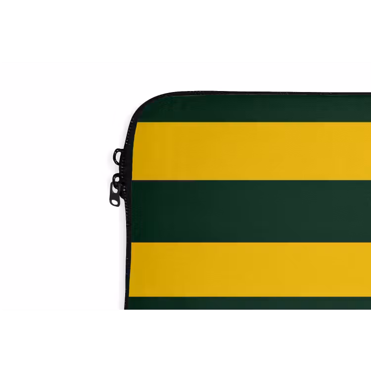 Laptophoes - Klassiek - Strepen - Groen — 6