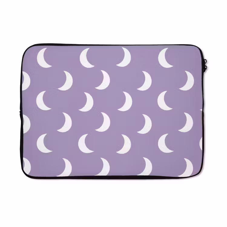 Laptophoes - Manen - Patroon - Paars — 5