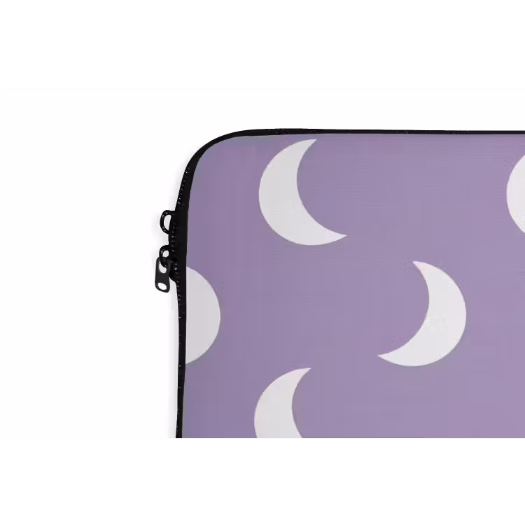 Laptophoes - Manen - Patroon - Paars — 6