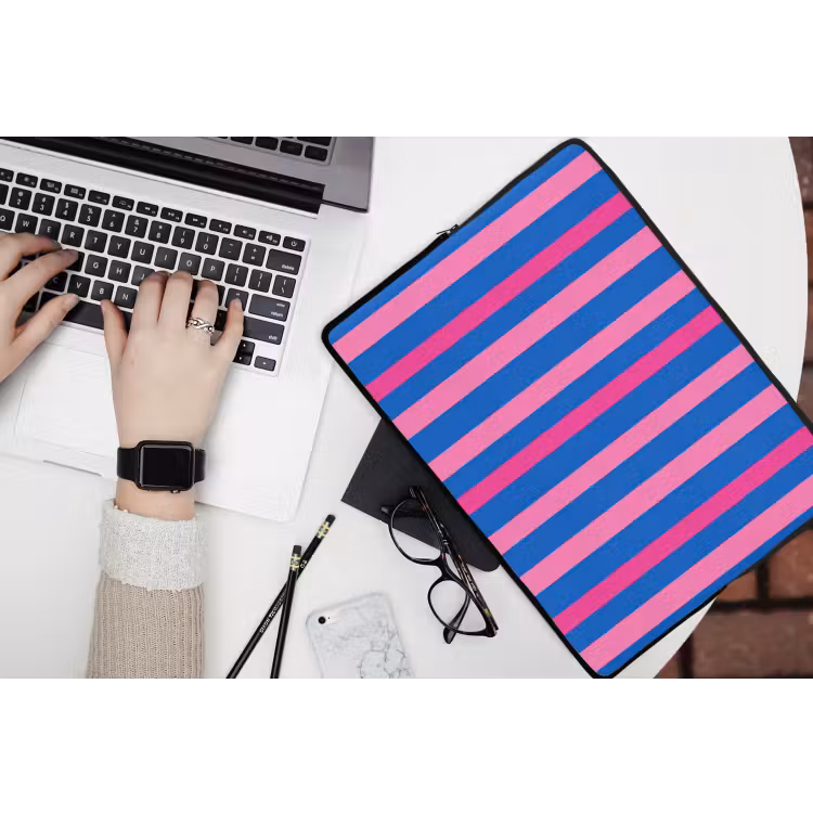 Laptophoes - Modern - Optisch - Roze — 3