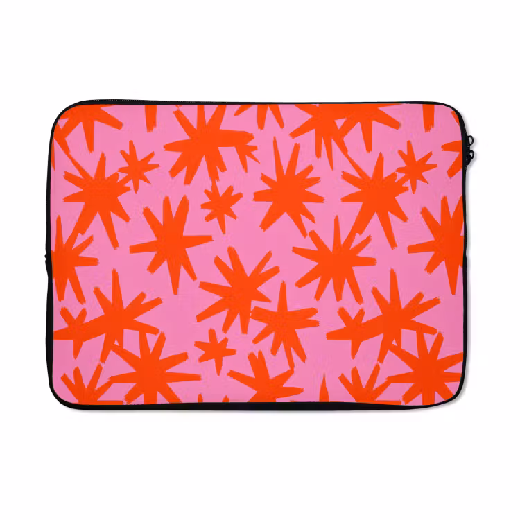 Laptophoes - Modern - Sterren - Roze — 5