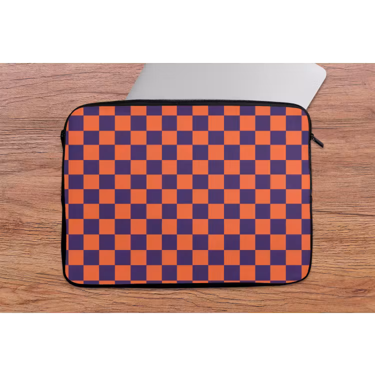 Laptophoes - Patroon - Klassiek - Paars — 2