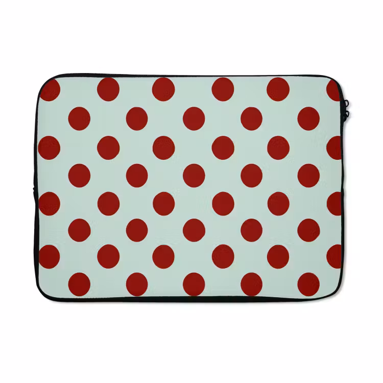 Laptophoes - Polka - Dots - Rood — 5