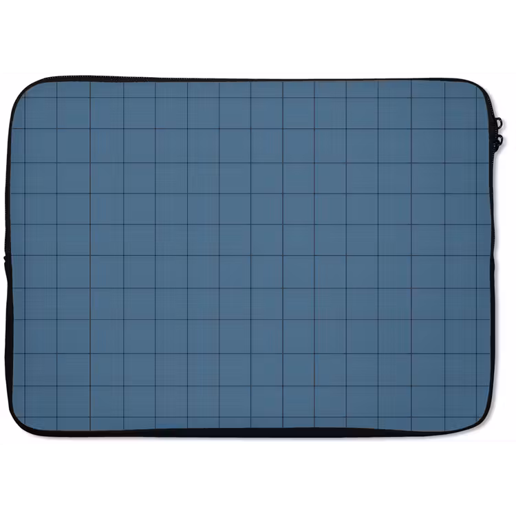Laptophoes - Ruiten - Geometrisch - Blauw — 1