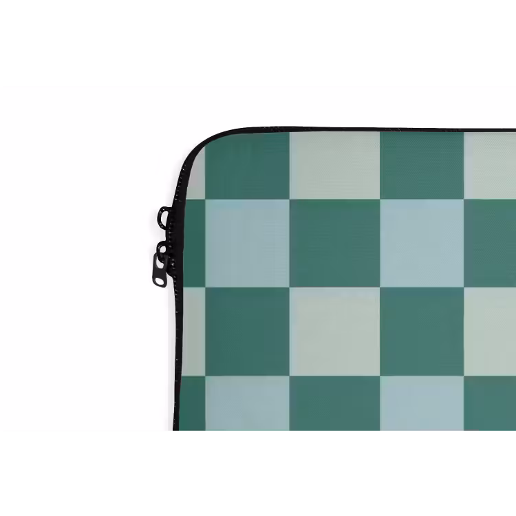 Laptophoes - Schaak - Klassiek - Groen — 6