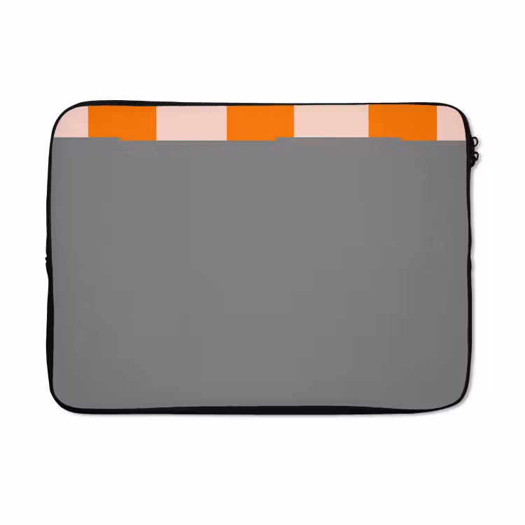 Laptophoes - Strepen - Modern - Oranje — 5