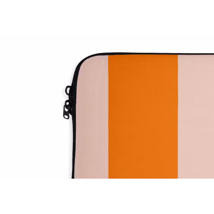 Laptophoes - Strepen - Modern - Oranje — 6