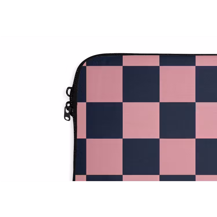 Laptophoes - Traditioneel - Patroon - Blauw - Roze — 6