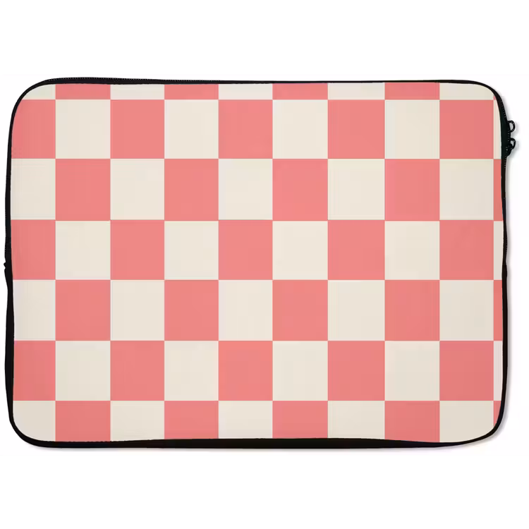 Laptophoes - Traditioneel - Patroon - Roze — 1