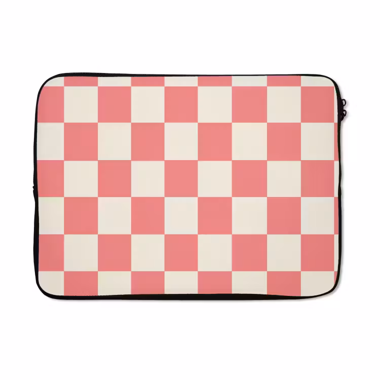 Laptophoes - Traditioneel - Patroon - Roze — 5