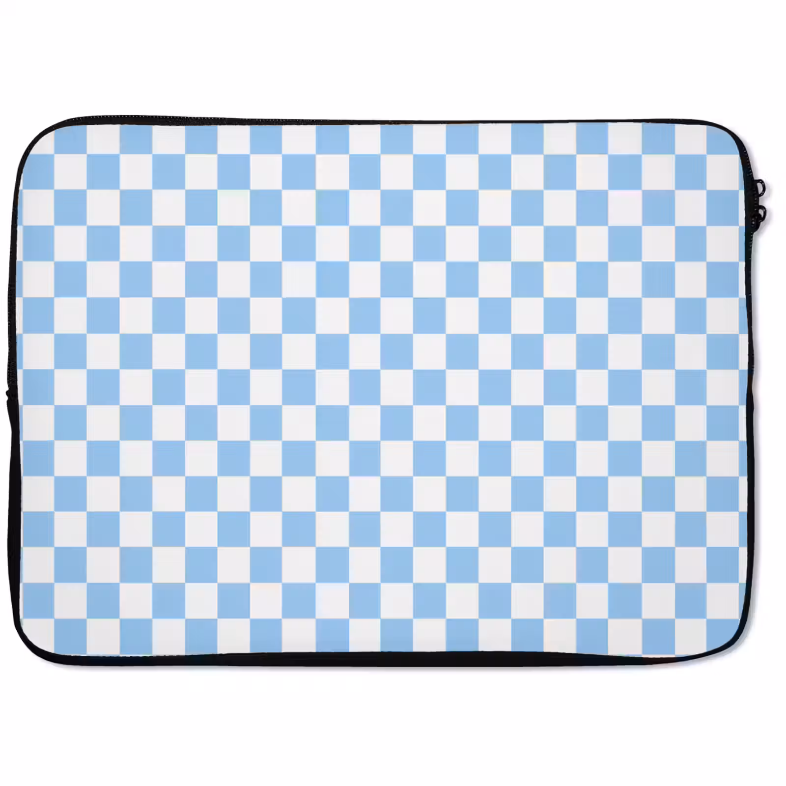 Laptophoes - Schaakbord - Klassiek - Blauw — 1