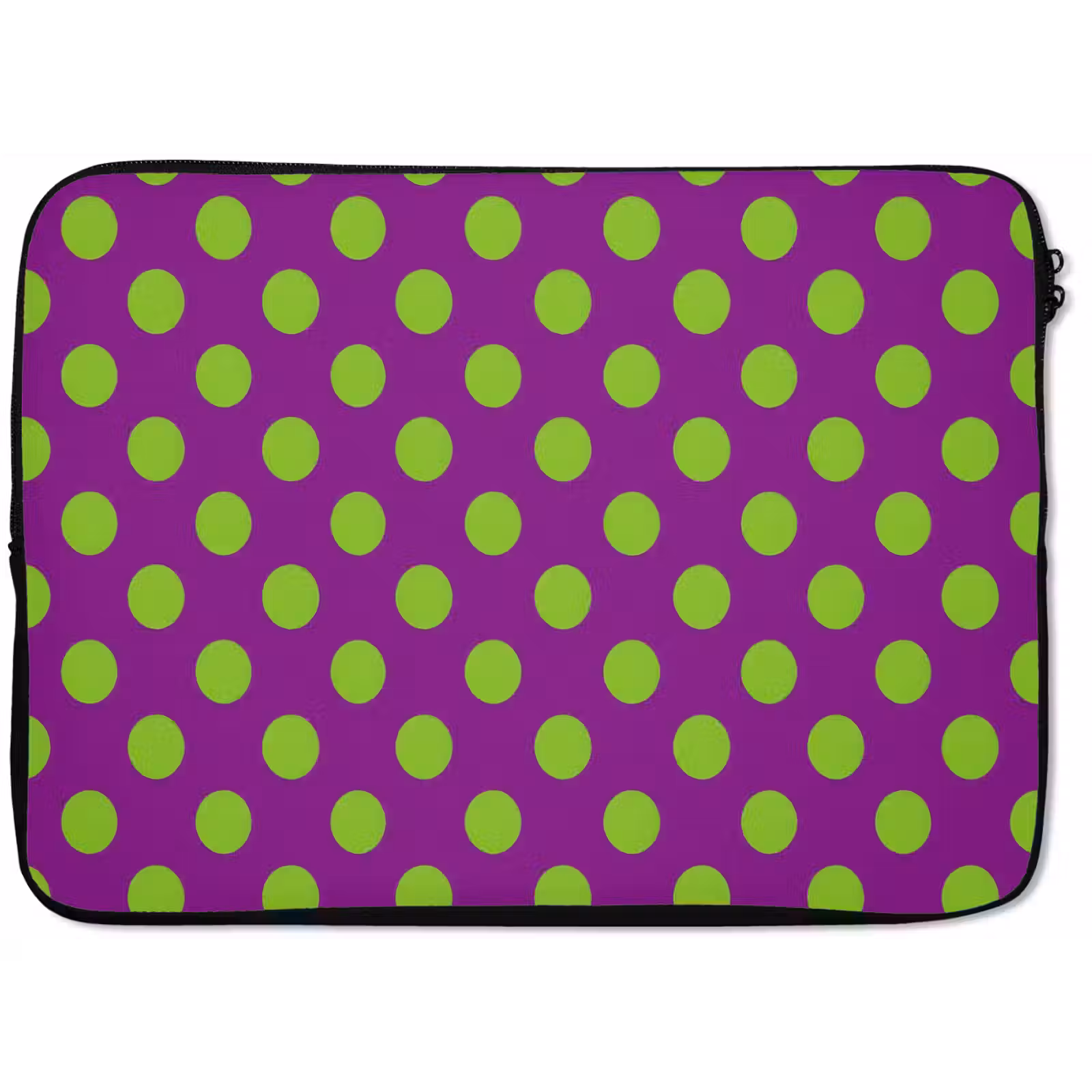 Laptophoes - Stippen - Klassiek - Groen — 1