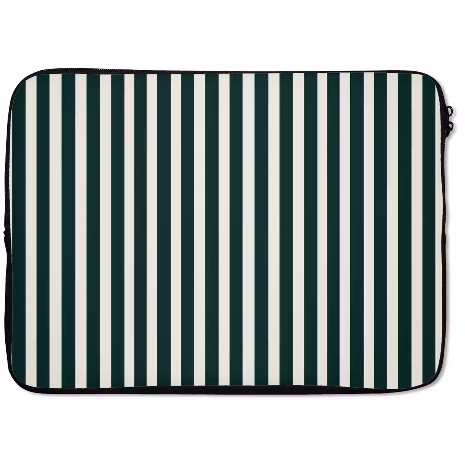 Laptophoes - Strepen - Klassiek - Groen — 1