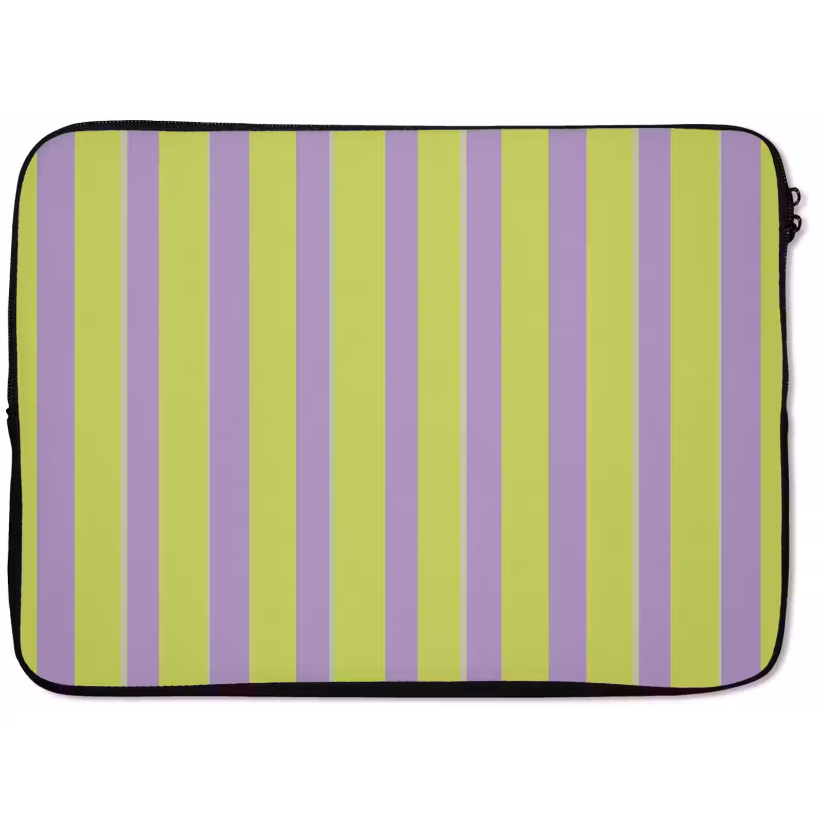 Laptophoes - Strepen - Patroon - Groen — 1