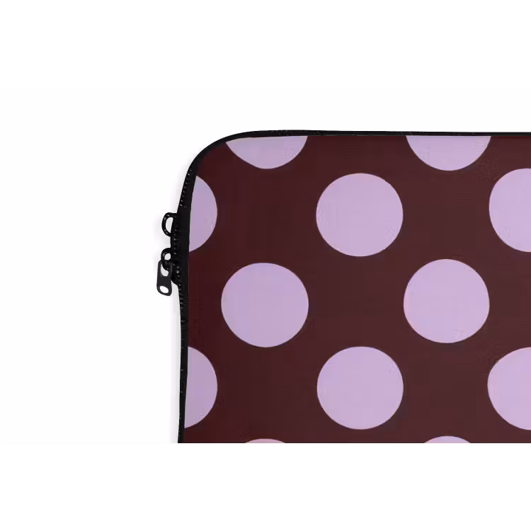 Laptophoes - Klassiek - Stippen - Paars — 6