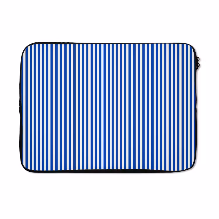 Laptophoes - Klassiek - Strepen - Blauw — 5
