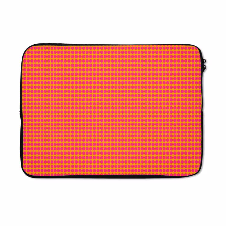 Laptophoes - Modern - Stippen - Oranje — 5