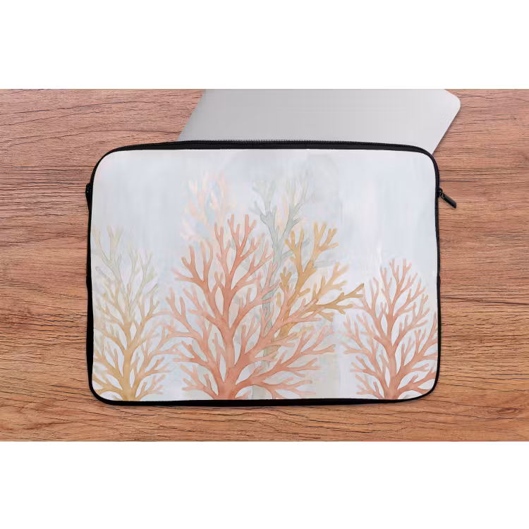 Laptophoes - Natuur - Abstract - Aquarel - Organisch - Warm — 2