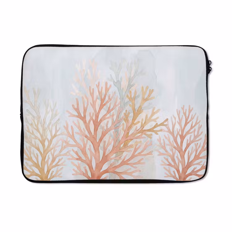 Laptophoes - Natuur - Abstract - Aquarel - Organisch - Warm — 5