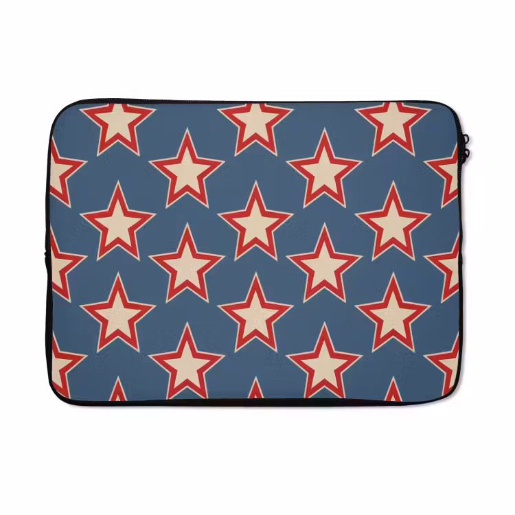 Laptophoes - Ster - Klassiek - Blauw — 5