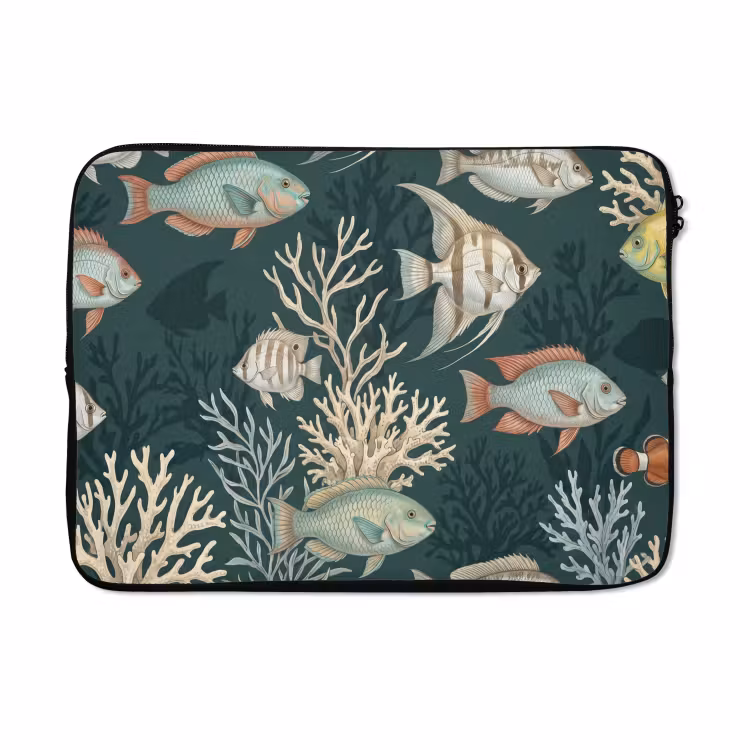 Laptophoes - Vis - Koraal - Onderwater - Illustratie — 5