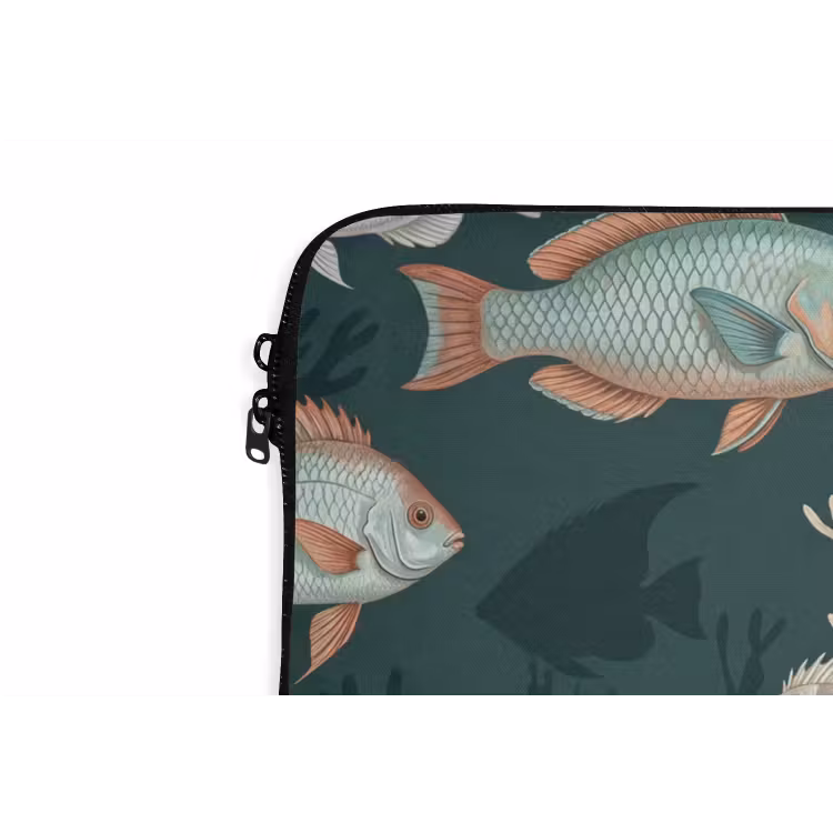Laptophoes - Vis - Koraal - Onderwater - Illustratie — 6
