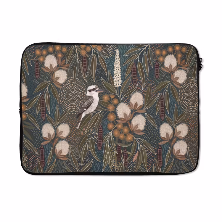 Laptophoes - Vogel - Bladeren - Natuur - Illustratie - Groen — 5